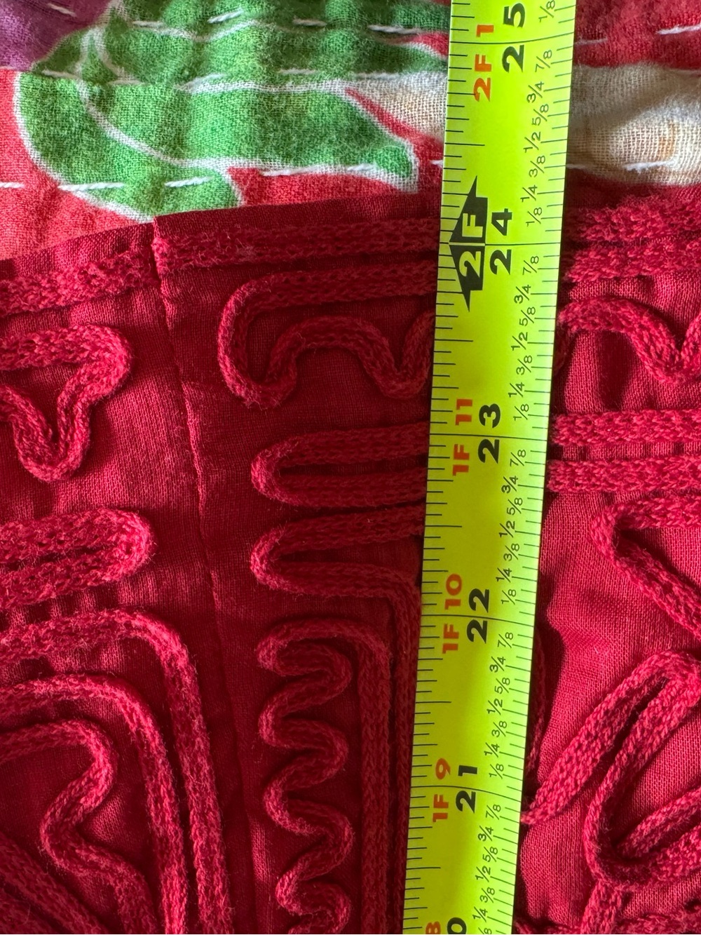 Chico's Red Ribbon Textured Jacket M/L - Picture 14 of 14